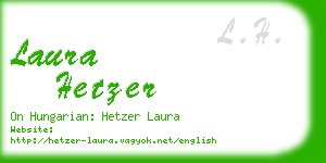 laura hetzer business card